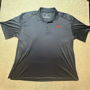 Savage Tacticians Polo Shirt  XXL Midnight Navy SAV-TAC Skull Logo Short Sleeve